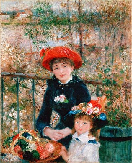 Pierre-Auguste Renoir On the Terrace, Spain oil painting art